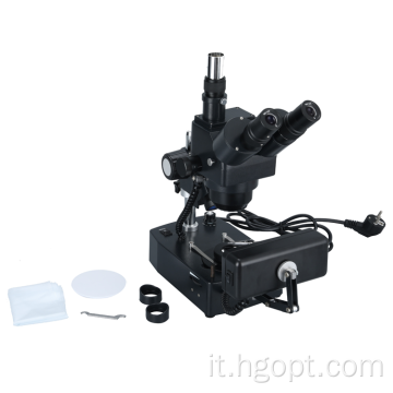 Microscopio stereo gemologico digitale per lenti per gioielli